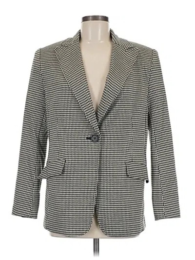 Pre-owned Max Studio Blazer Jacket In Gray