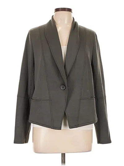 Pre-owned Max Studio Blazer Jacket In Gray