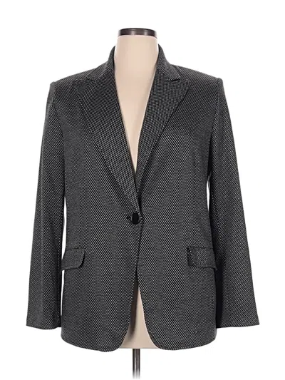 Max Studio Blazer Jacket In Gray