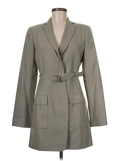 Pre-owned Max Studio Blazer Jacket In Gray