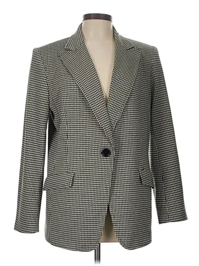 Pre-owned Max Studio Blazer Jacket In Gray