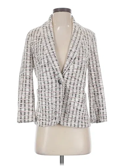 Pre-owned Max Studio Blazer Jacket In Gray
