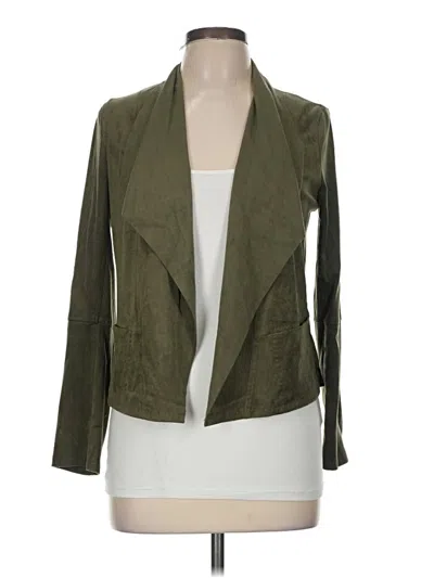 Pre-owned Max Studio Blazer Jacket In Green