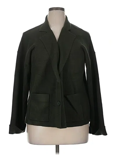 Pre-owned Max Studio Blazer Jacket In Green