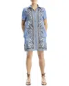Max Studio Button-front Mini Shirt Dress