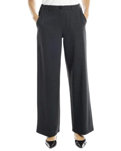 Max Studio Button Front Trouser In Blue