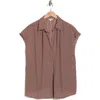 Max Studio Cap Sleeve Blouse In Multi