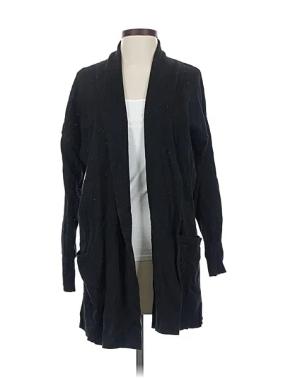Pre-owned Max Studio Cardigan Sweater In Black