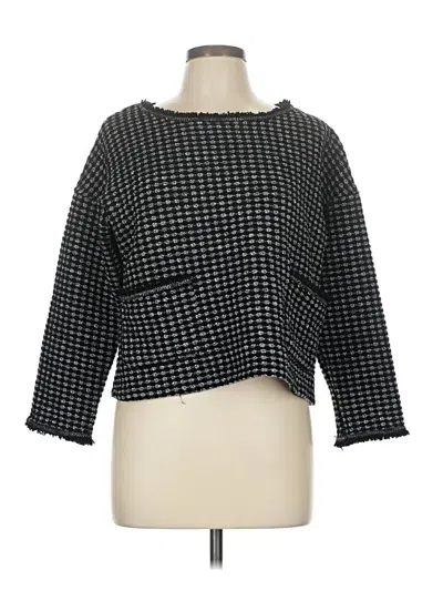 Pre-owned Max Studio Cardigan Sweater In Black