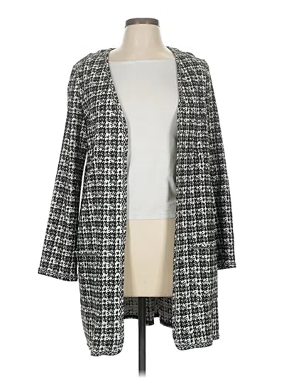 Pre-owned Max Studio Cardigan Sweater In Black