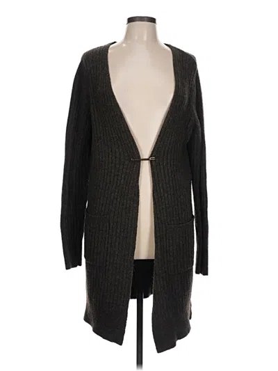 Pre-owned Max Studio Cardigan Sweater In Black