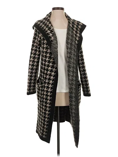 Pre-owned Max Studio Cardigan Sweater In Black