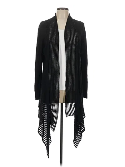 Pre-owned Max Studio Cardigan Sweater In Black