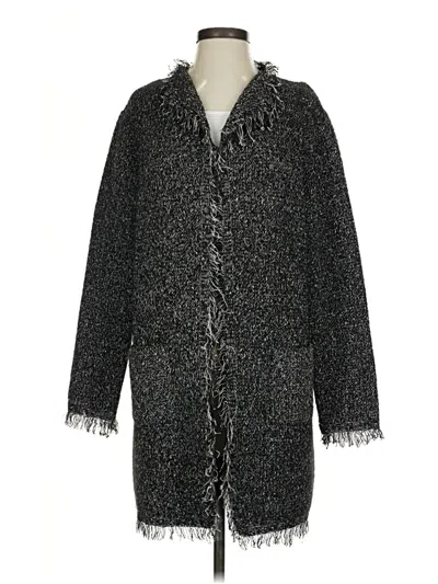 Pre-owned Max Studio Cardigan Sweater In Black