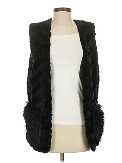Pre-owned Max Studio Cardigan Sweater In Black