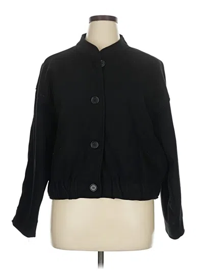 Pre-owned Max Studio Cardigan Sweater In Black
