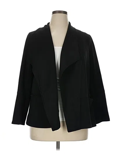 Pre-owned Max Studio Cardigan Sweater In Black