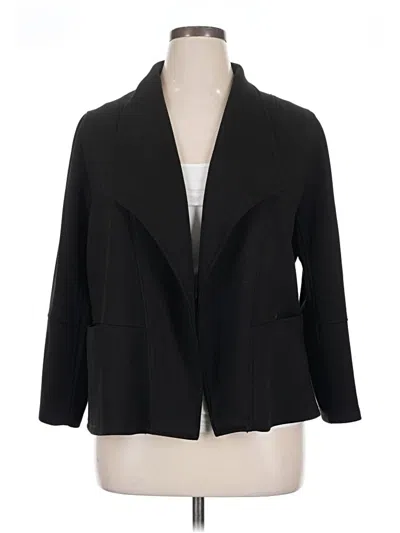 Pre-owned Max Studio Cardigan Sweater In Black