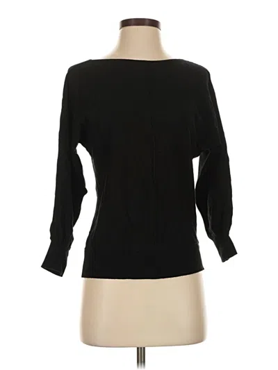 Pre-owned Max Studio Cardigan Sweater In Black