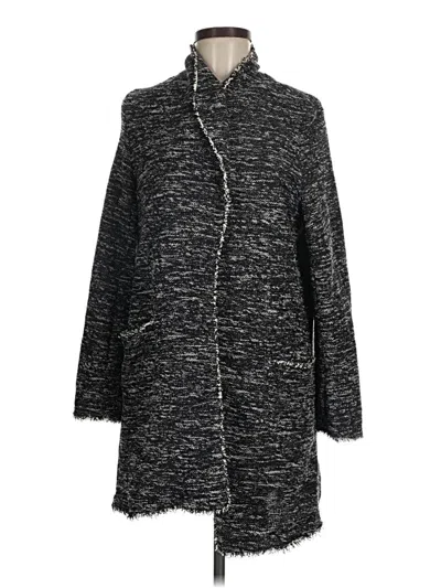 Pre-owned Max Studio Cardigan Sweater In Black