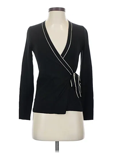 Pre-owned Max Studio Cardigan Sweater In Black