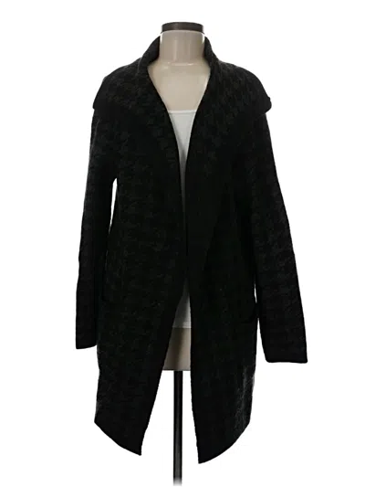 Pre-owned Max Studio Cardigan Sweater In Black