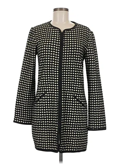 Pre-owned Max Studio Cardigan Sweater In Black