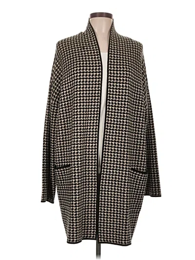 Pre-owned Max Studio Cardigan Sweater In Black