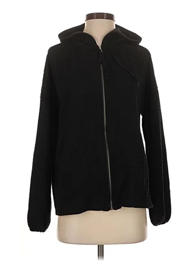Pre-owned Max Studio Cardigan Sweater In Black