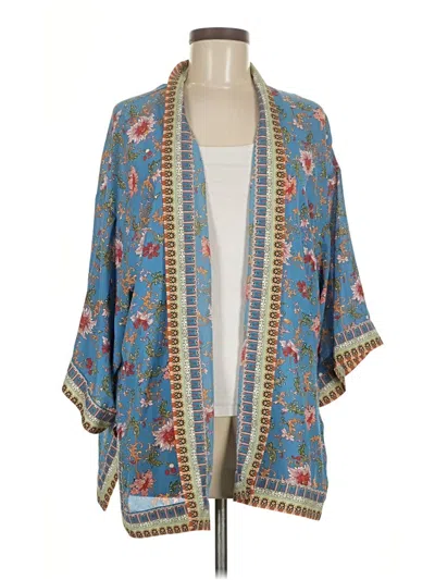 Pre-owned Max Studio Cardigan Sweater In Blue