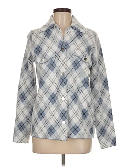 Pre-owned Max Studio Cardigan Sweater In Blue