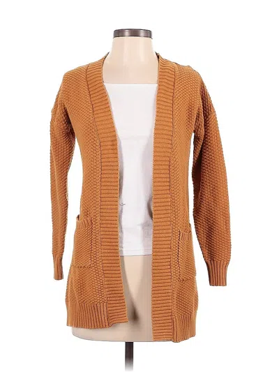Pre-owned Max Studio Cardigan Sweater In Brown