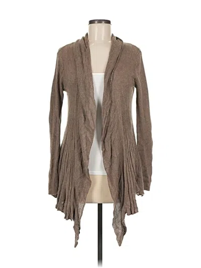 Pre-owned Max Studio Cardigan Sweater In Brown