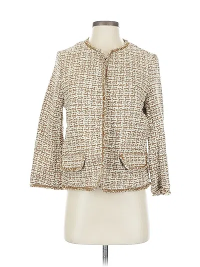 Pre-owned Max Studio Cardigan Sweater In Brown