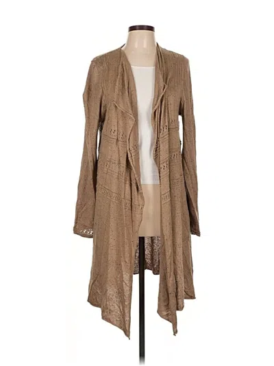 Pre-owned Max Studio Cardigan Sweater In Brown