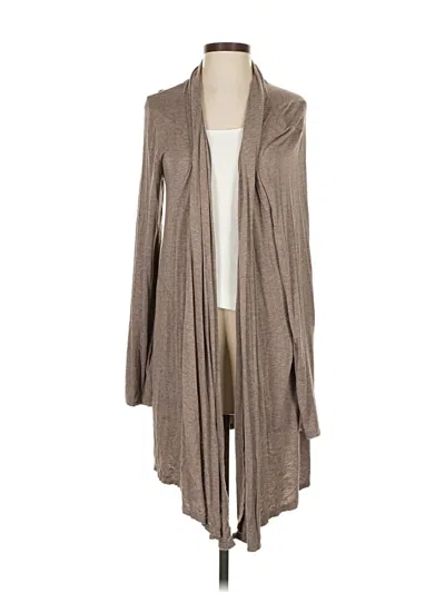 Pre-owned Max Studio Cardigan Sweater In Brown