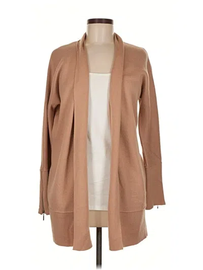 Pre-owned Max Studio Cardigan Sweater In Brown