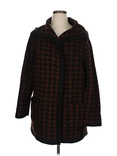 Pre-owned Max Studio Cardigan Sweater In Brown