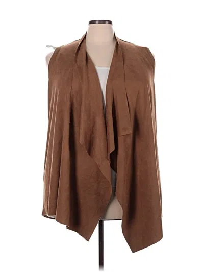 Pre-owned Max Studio Cardigan Sweater In Brown