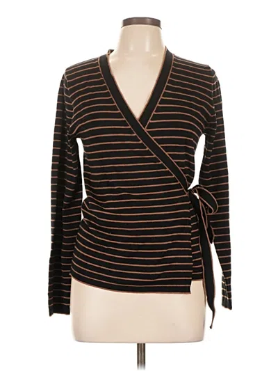 Pre-owned Max Studio Cardigan Sweater In Brown