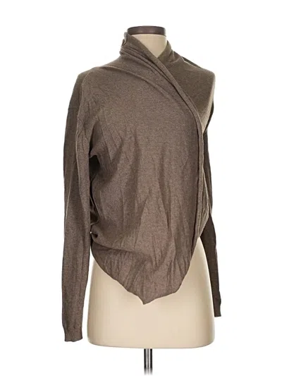 Pre-owned Max Studio Cardigan Sweater In Brown