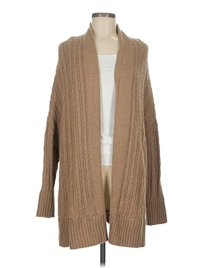 Pre-owned Max Studio Cardigan Sweater In Brown