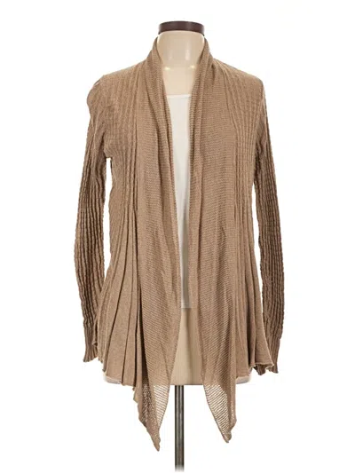 Pre-owned Max Studio Cardigan Sweater In Brown