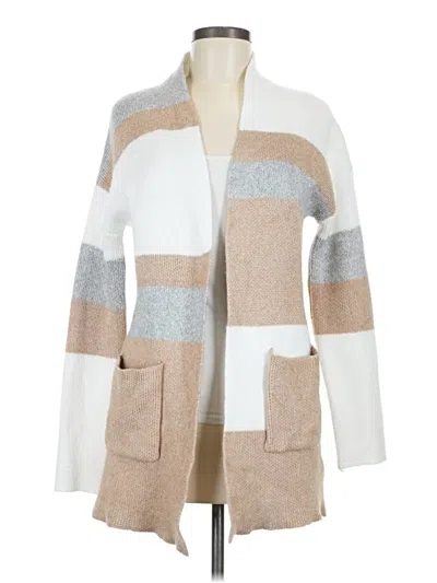 Pre-owned Max Studio Cardigan Sweater In Brown