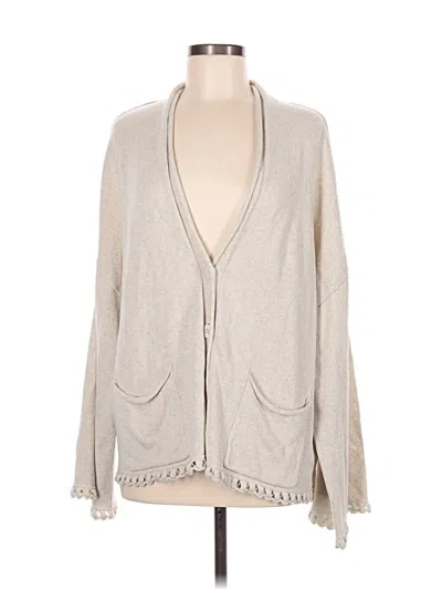 Pre-owned Max Studio Cardigan Sweater In Brown