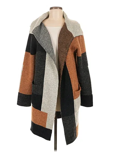 Pre-owned Max Studio Cardigan Sweater In Brown