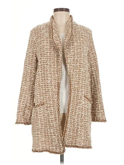 Pre-owned Max Studio Cardigan Sweater In Brown