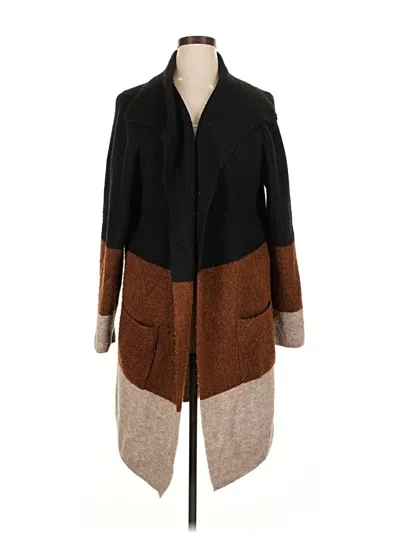 Pre-owned Max Studio Cardigan Sweater In Brown