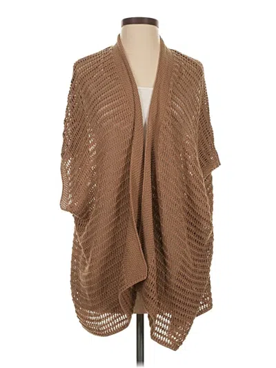 Pre-owned Max Studio Cardigan Sweater In Brown