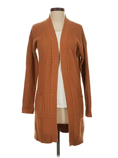 Pre-owned Max Studio Cardigan Sweater In Brown